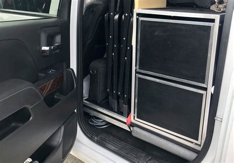 takeout back seat truck storage